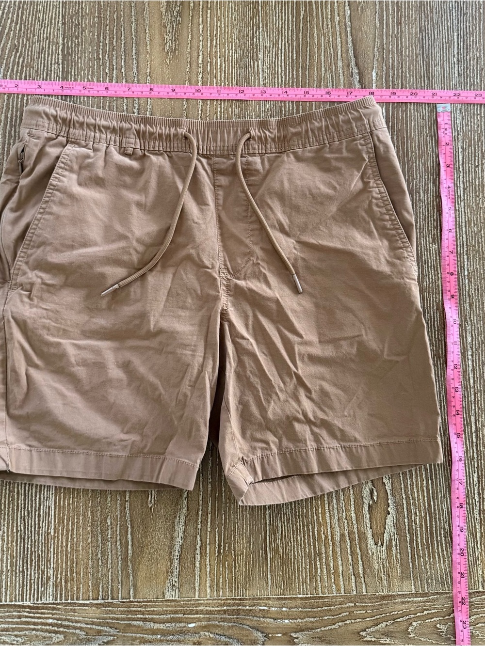 Denim & Flower Men's Drawstring Shorts - Tan